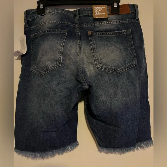 H&M &Denim Boyfriend Shorts - Picture 2 of 3